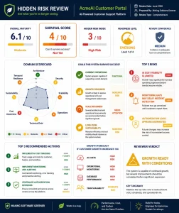 Sample hidden risk review results